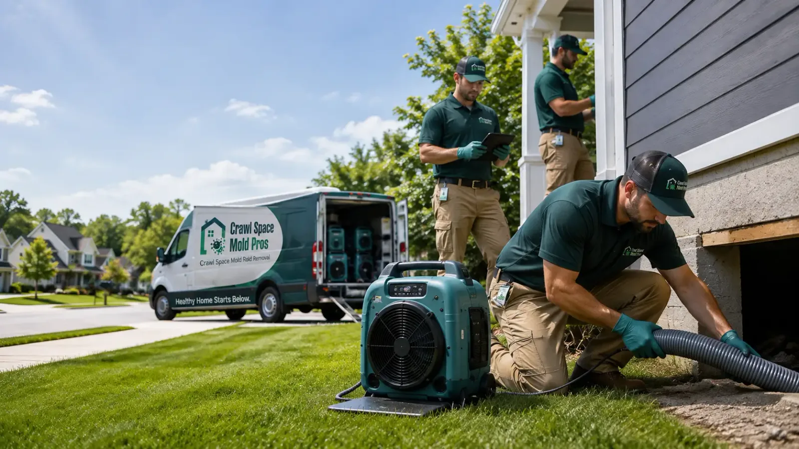 Crawl Space Mold Removal in Security Widefield, CO